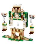 Konstruktor LEGO Minecraft - Tvrđava Iron Golem (21250) - 4t