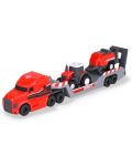 Set Dickie Toys - Kamion za prijevoz sa traktorom Massey Ferguson - 2t
