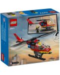 Konstruktor LEGO City - Vatrogasni spasilački helikopter (60411) - 2t