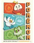 Set mini postera GB Eye Games: Pokemon - Starters - 3t