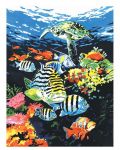 Set za slikanje akrilnim bojama na platnu Royal - Oceanske dubine, 23 х 30 cm - 1t