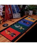 Set podmetača za stol i šalica FaNaTtiK Movies: Harry Potter - House Crests - 4t