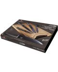 Set od 5 noževa i daske za rezanje Berlinger Haus - Metallic Line Carbon Pro Edition - 2t