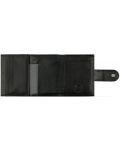 Kožna torbica za kreditne kartice ​ Bugatti Smart - Croco, RFID zaštita, crna - 4t