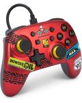 Kontroler PowerA - Nano Enhanced, žičani, za Nintendo Switch, Mario Kart: Racer Red - 2t