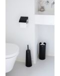 Set od 3 toaletna pribora Brabantia - ReNew, Matt Black - 2t