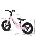 Bicikl za ravnotežu Cariboo - Magnesium Pro, ružičasti - 6t