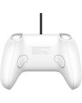 Kontroler 8BitDo - Ultimate Wired, za Nintendo Switch/PC, bijeli - 2t