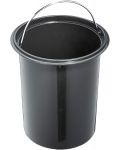 Kanta za smeće za kupaonicu Blomus - Tubo, 3 L, crna - 5t