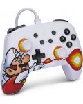Kontroler PowerA - Enhanced, žičani, za Nintendo Switch, Fireball Mario - 2t