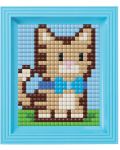 Kreativni set Pixelhobby - Mozaik s okvirom i pikselima XL, mačić - 2t