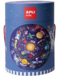 Okrugla slagalica Apli – Sunčev sustav, 48 dijelova - 1t