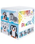 Kreativni set s pikselima Pixelhobby - XL, Kocka, polarne životinje - 1t