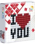 Kreativni set s pikselima Pixelhobby - XL, Volim te - 1t