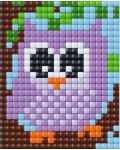 Kreativni set s pikselima Pixelhobby - XL, Sova - 2t