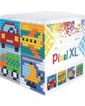 Kreativni set s pikselima Pixelhobby - XL, Kocka, Vozila - 1t