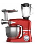 Kuhinjski robotTesla - KR600RA, 1000W, 6 brzina, crveno/srebrni - 1t