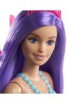 Lutka Barbie Dreamtopia - Barbie vila iz bajke s krilima, s ljubičastom kosom - 2t
