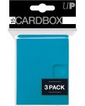 Kutija za karte Ultra Pro - Card Box 3-pack, Light Blue (15+ kom.)  - 1t