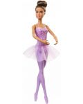 Lutkа Mattel Barbie – Balerina smeđe kose u ljubičastoj haljini - 3t