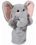 Lutka za kazalište Heunec - Slon s ružičastim ušima, 28 cm - 1t