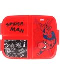 Kutija za hranu Spiderman - s 3 pretinca - 4t