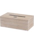Kutija za salvete H&S - MDF, 25 х 13.5 х 9 cm, bež - 1t