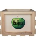 Kutija za gramofonske ploče Crosley - The Beatles Apple, bež - 1t