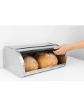 Kutija za kruh Brabantia - Roll Top, 16 l, Brilliant Steel - 4t