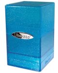 Kutija za kartice Ultra Pro Satin Tower - Glitter Blue (100+ kom.) - 1t