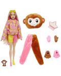 Lutka super iznenađenje Barbie - Color Cutie Reveal, majmun - 2t