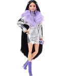 Lutka Barbie Extra - S crnom kosom, ljubičastim čizmama i dodacima - 2t