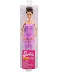 Lutkа Mattel Barbie – Balerina smeđe kose u ljubičastoj haljini - 1t