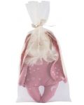 Krpena lutka Asi Dolls - Zečica Olivia, roza sa bijelim zvjezdicama, 34 cm - 2t
