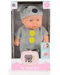 Lutka Moni Toys - U sivom kostimu miša, 20 cm - 2t