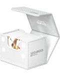 Kutija za kartice Ultimate Guard Sidewinder XenoSkin Monocolor - Bijela (80+ kom.) - 3t