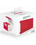 Kutija za kartice Ultimate Guard Sidewinder XenoSkin SYNERGY Red/White (100+ brojeva) - 4t