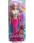 Lutka Barbie - Sirena s ljubičastom kosom i dodacima - 2t