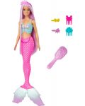 Lutka Barbie - Sirena s ljubičastom kosom i dodacima - 1t