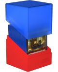 Kutija za kartice Ultimate Guard Boulder Deck Case Synergy - Plava/Crvena (100+ kom.) - 3t