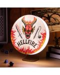 Svjetiljka Paladone Television: Stranger Things - Hellfire Club Logo - 7t