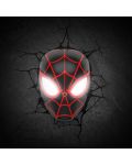 Svjetiljka 3DLightFX Marvel: Spider-man - Miles Morales Face - 3t
