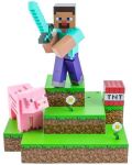 Svjetiljka Paladone Games: Minecraft - Steve Diorama - 1t