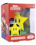 Svjetlo Paladone Games: Super Mario - Super Star - 2t