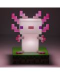 Svjetiljka Paladone Games: Minecraft - Axolotl Icon - 3t
