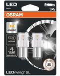 LED Auto žarulje Osram - LEDriving, SL, Amber, P21W, 1.3W, 2 komada, žute - 1t