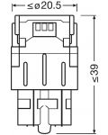 LED Auto žarulje Osram - LEDriving, SL, Amber, W21/5W, 1.9W, 2 komada, žute - 4t