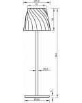 LED stolna svjetiljka Vivalux - Estella, 3W, IP54, prigušiva, zelena - 2t