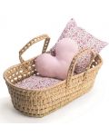 Krevet za lutku Asi - Pletena košara s postelimama - 1t