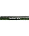 Ravnalo Panini Minecraft - Green, 20 cm - 1t